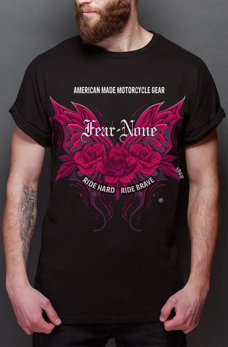 Men's SE "Skull-Butterfly & Roses" Shirt