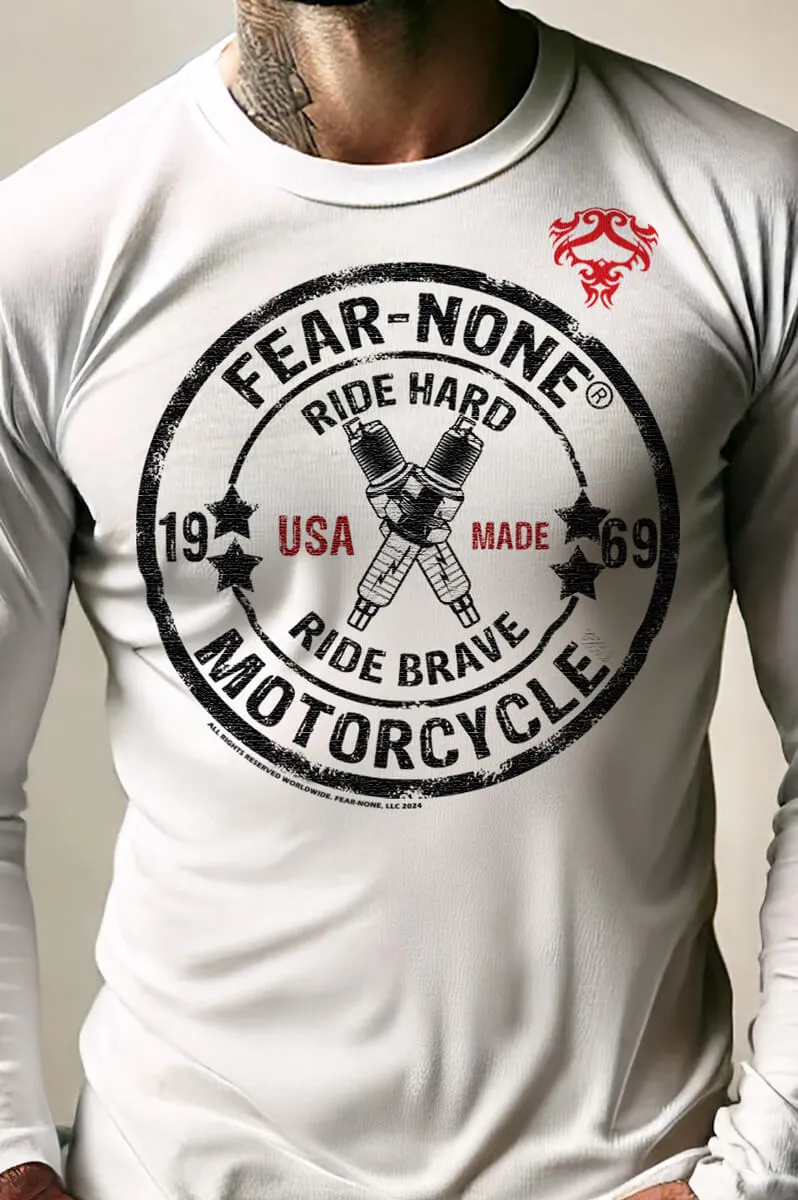 Men's Vintage Spark Plugs Long Sleeve