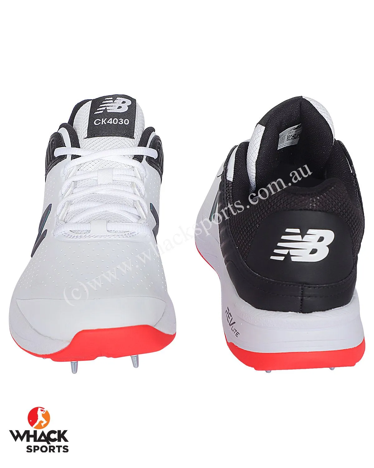 New Balance CK4030 Cricket Shoes - Steel Spikes - Red