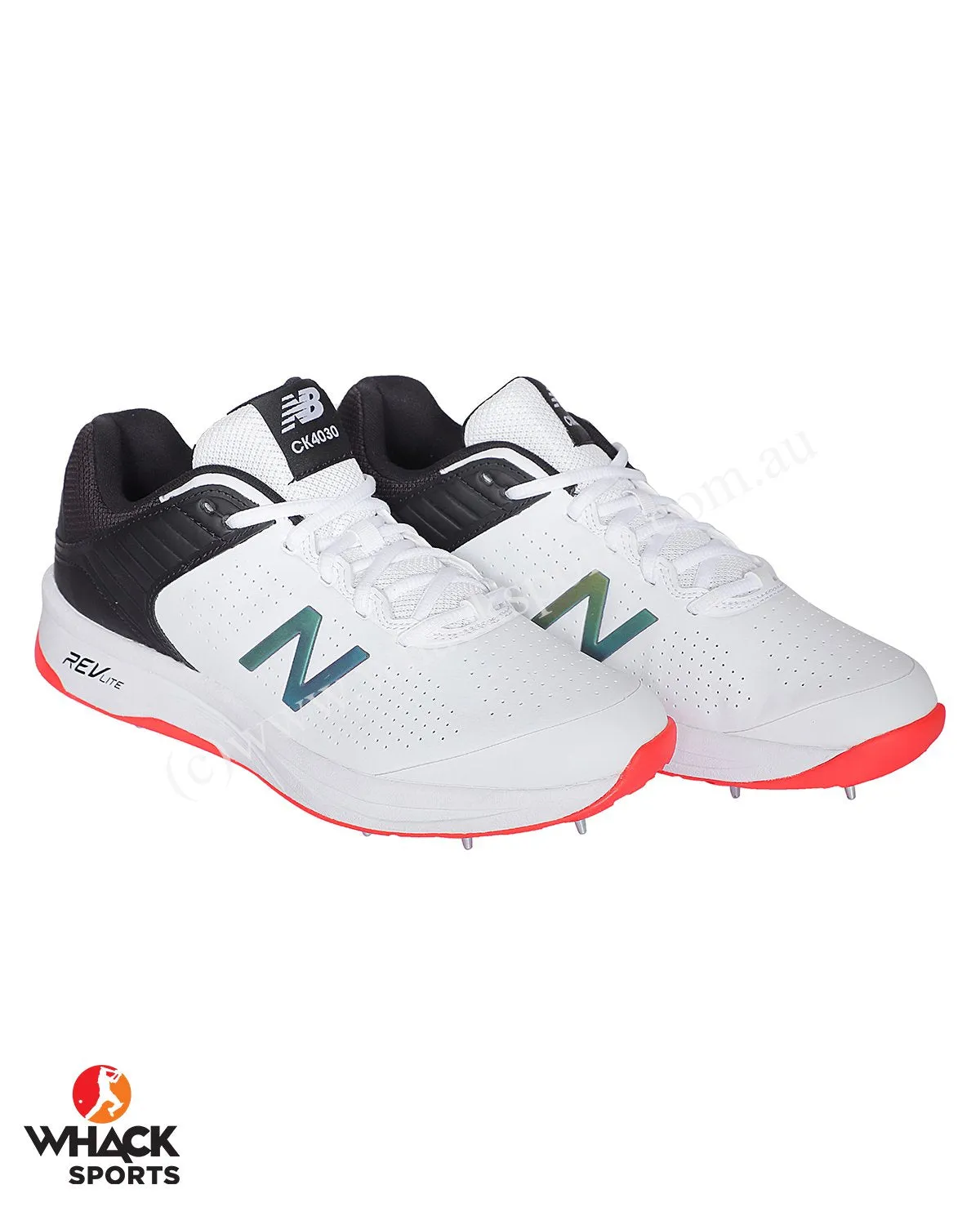 New Balance CK4030 Cricket Shoes - Steel Spikes - Red