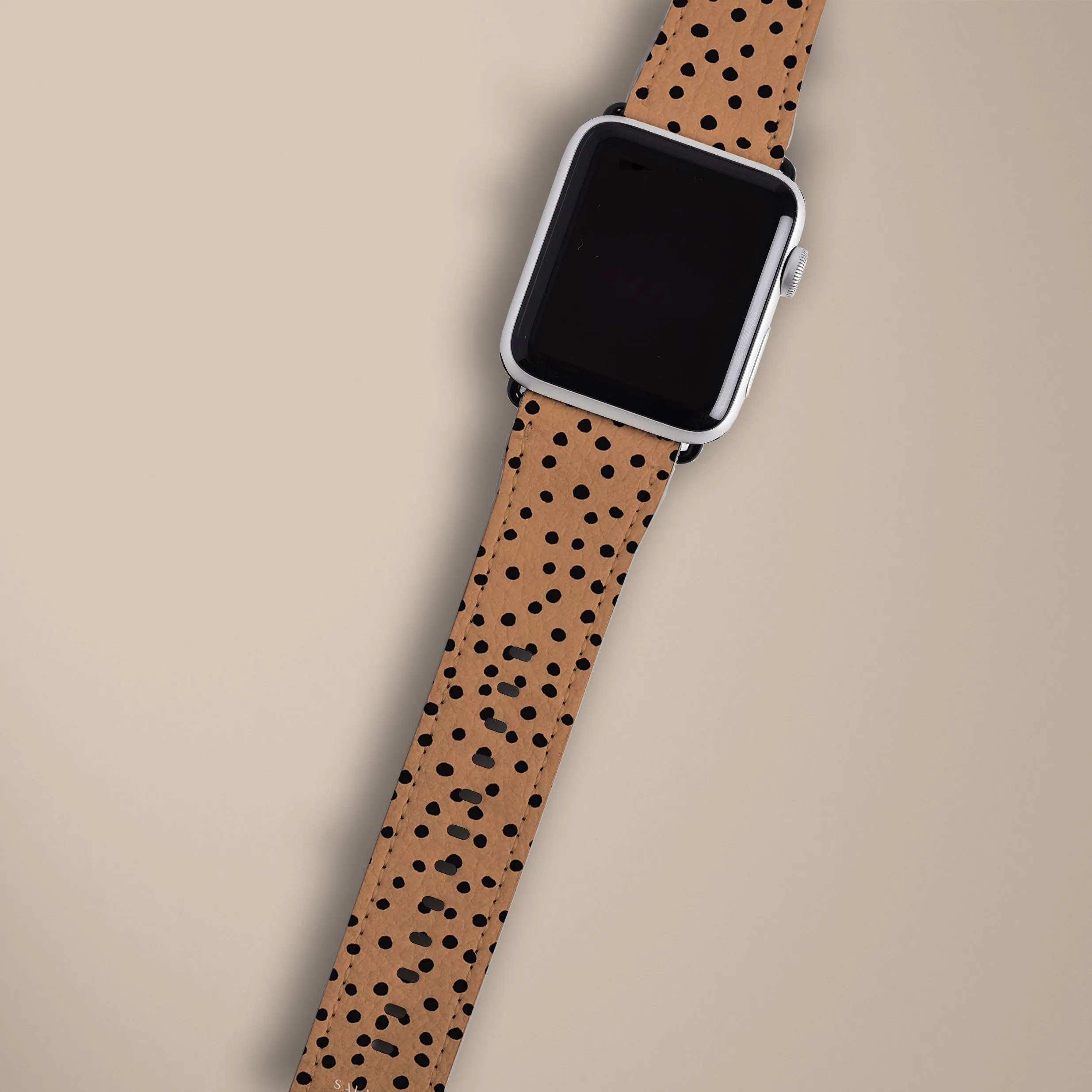 Orange Polka Dots Watch Strap