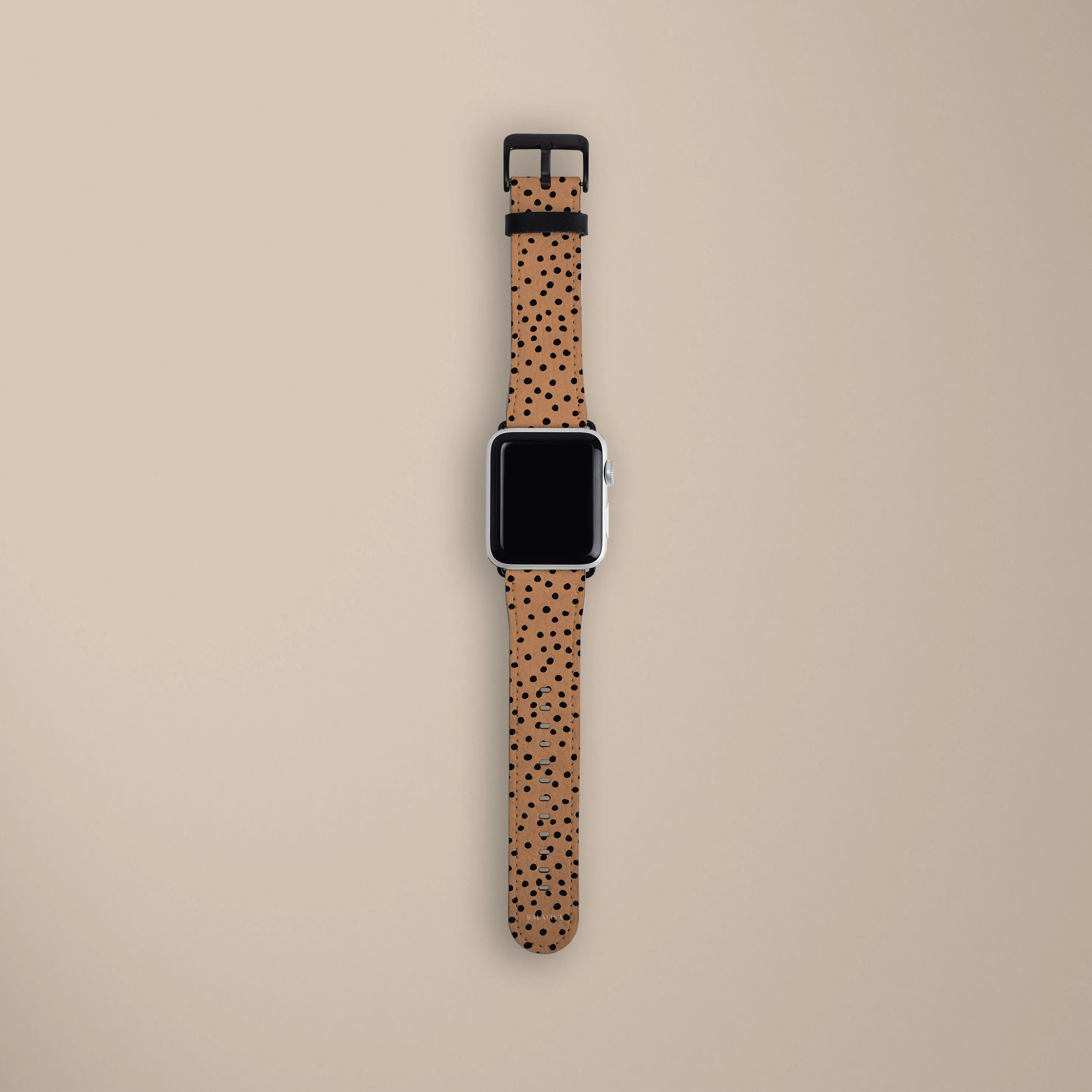 Orange Polka Dots Watch Strap