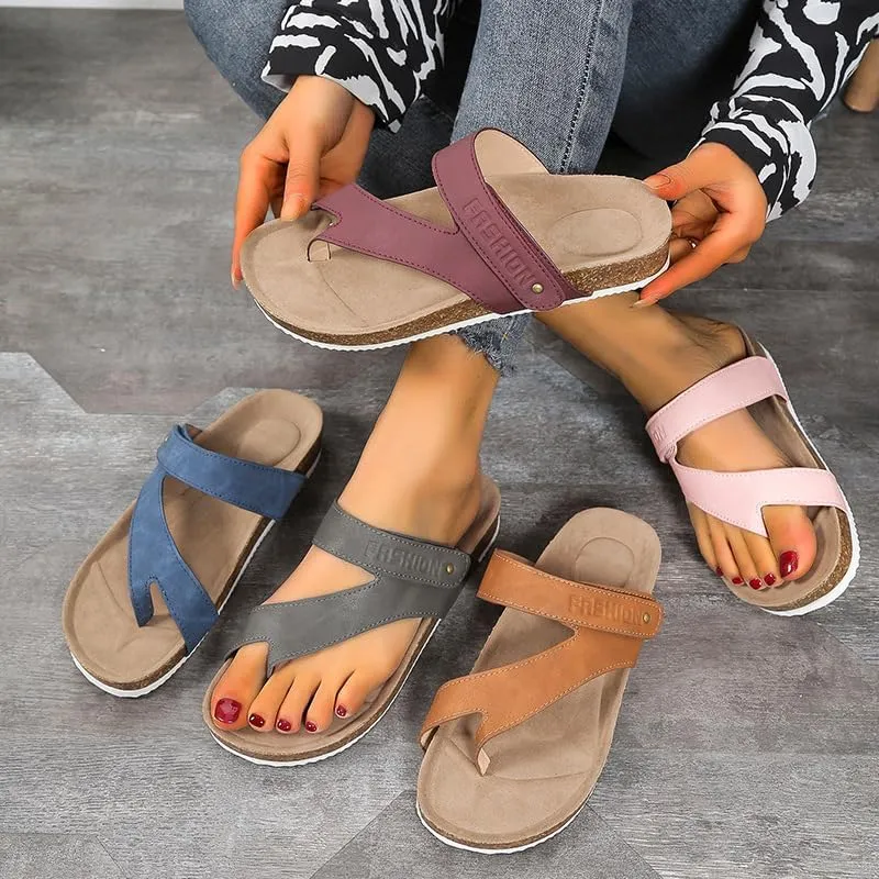 Orthopedic Platform Wedge Sandals for Women, Dressy Summer Comfortable Flat Open Toe Buckle Ankle Strap Espadrilles Sandals Causal Beach Outdoor Shoes 2025 Vcation Brown,Size7.5