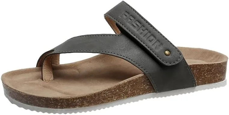 Orthopedic Platform Wedge Sandals for Women, Dressy Summer Comfortable Flat Open Toe Buckle Ankle Strap Espadrilles Sandals Causal Beach Outdoor Shoes 2025 Vcation Brown,Size7.5