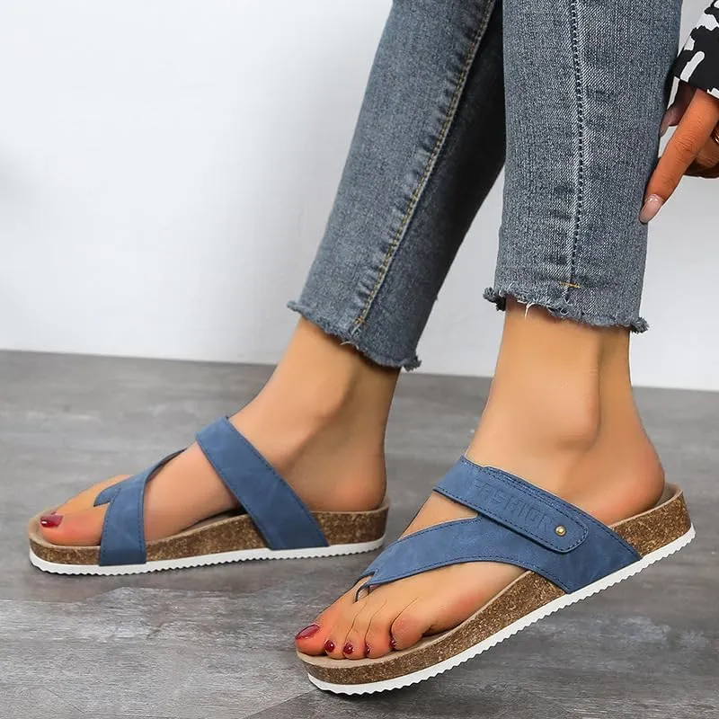 Orthopedic Platform Wedge Sandals for Women, Dressy Summer Comfortable Flat Open Toe Buckle Ankle Strap Espadrilles Sandals Causal Beach Outdoor Shoes 2025 Vcation Brown,Size7.5