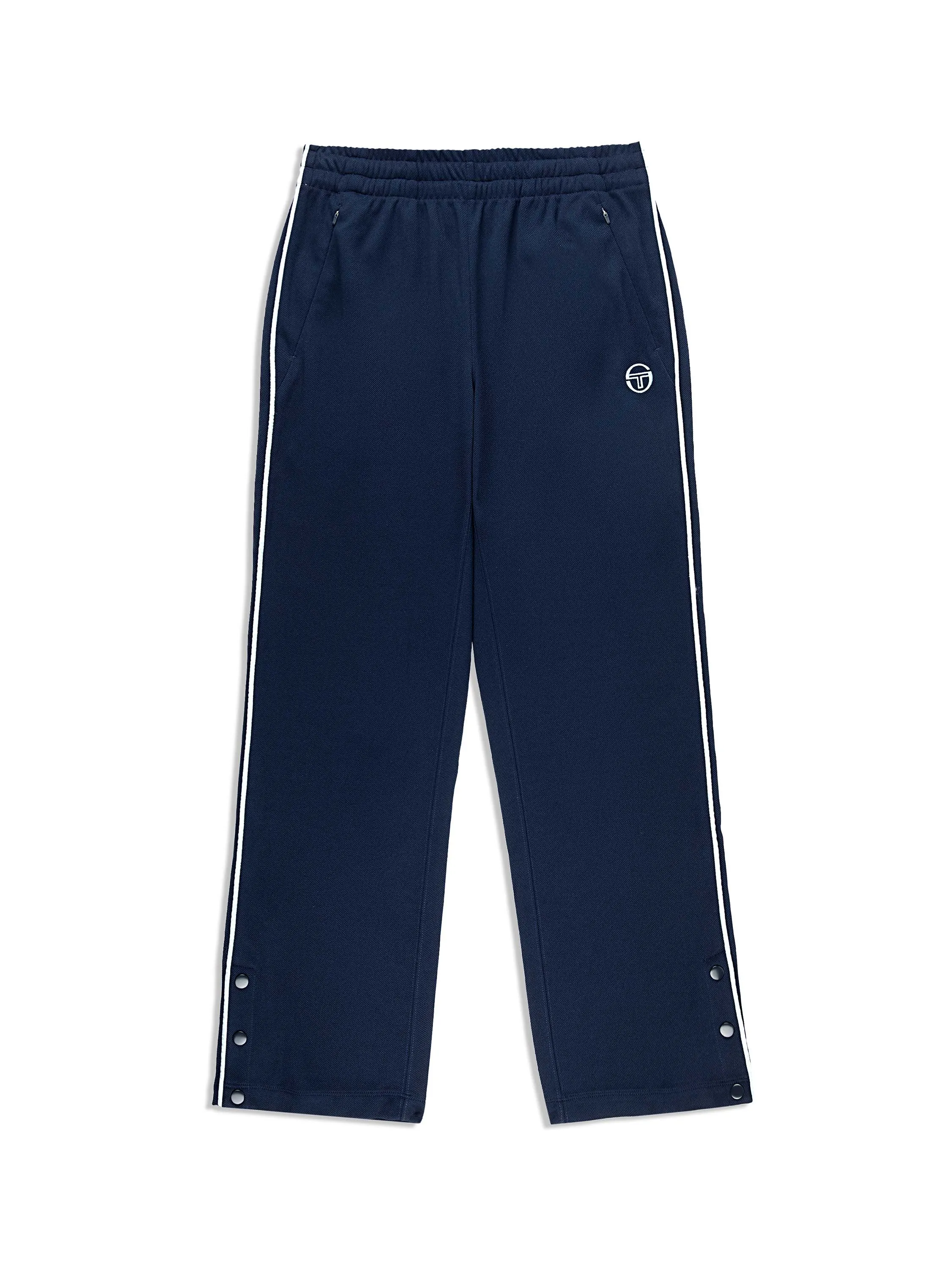 Premium Maritime Blue Pavia Twill Track Pant for Sports and Leisure
