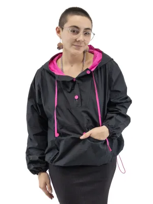 Peeking Pink Windbreaker Hoodie