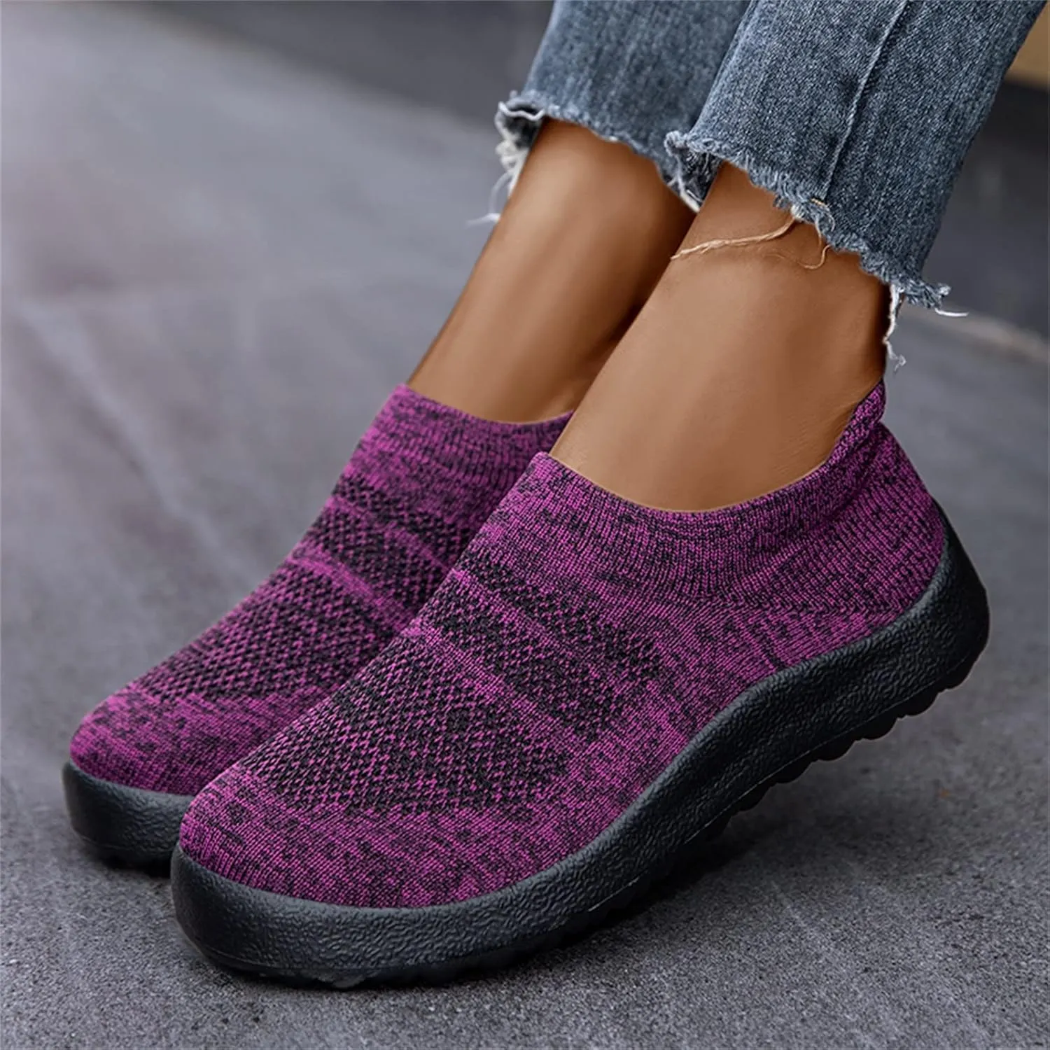 Platform Sneakers for Women 2023 Non Slip Work Shoes for Women Nurse Gym Shoes Women Slip Ons Wide Toe Box Shoes Women Sneakers Zapato Ortopedico para Mujer Pie Derecho