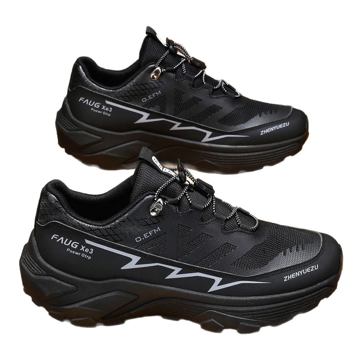 Plus Size Outdoor Casual Mountaineering Hiking Shoes Breathable Soft Sole Sneakers