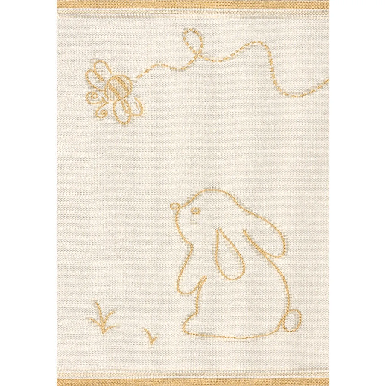 Rabbit and Bee carpet