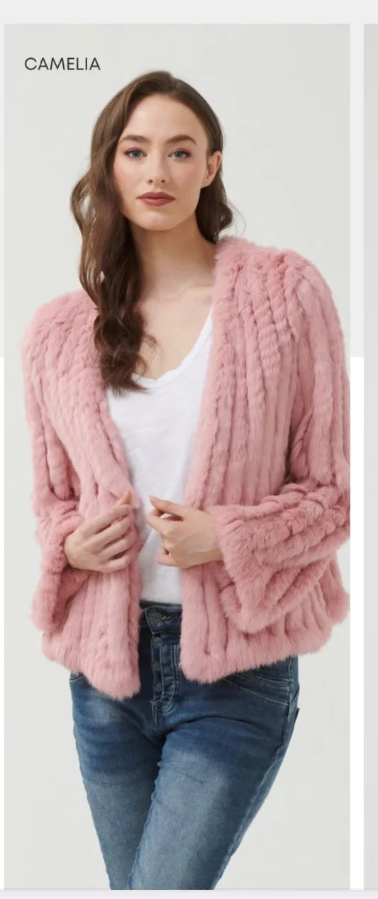 Rabbit Short Jacket - Camelia
