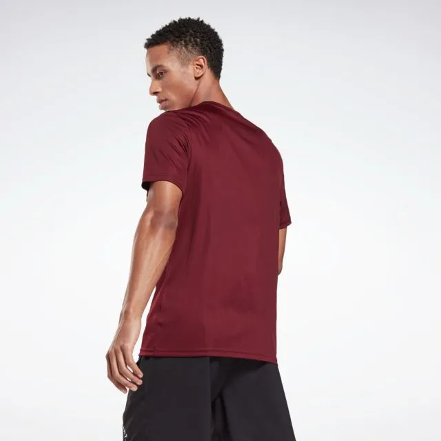 Reebok Workout Ready Men Training T-Shirt Maroon
