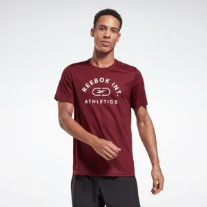 Reebok Workout Ready Men Training T-Shirt Maroon