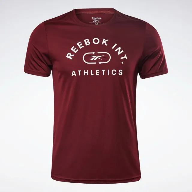 Reebok Workout Ready Men Training T-Shirt Maroon