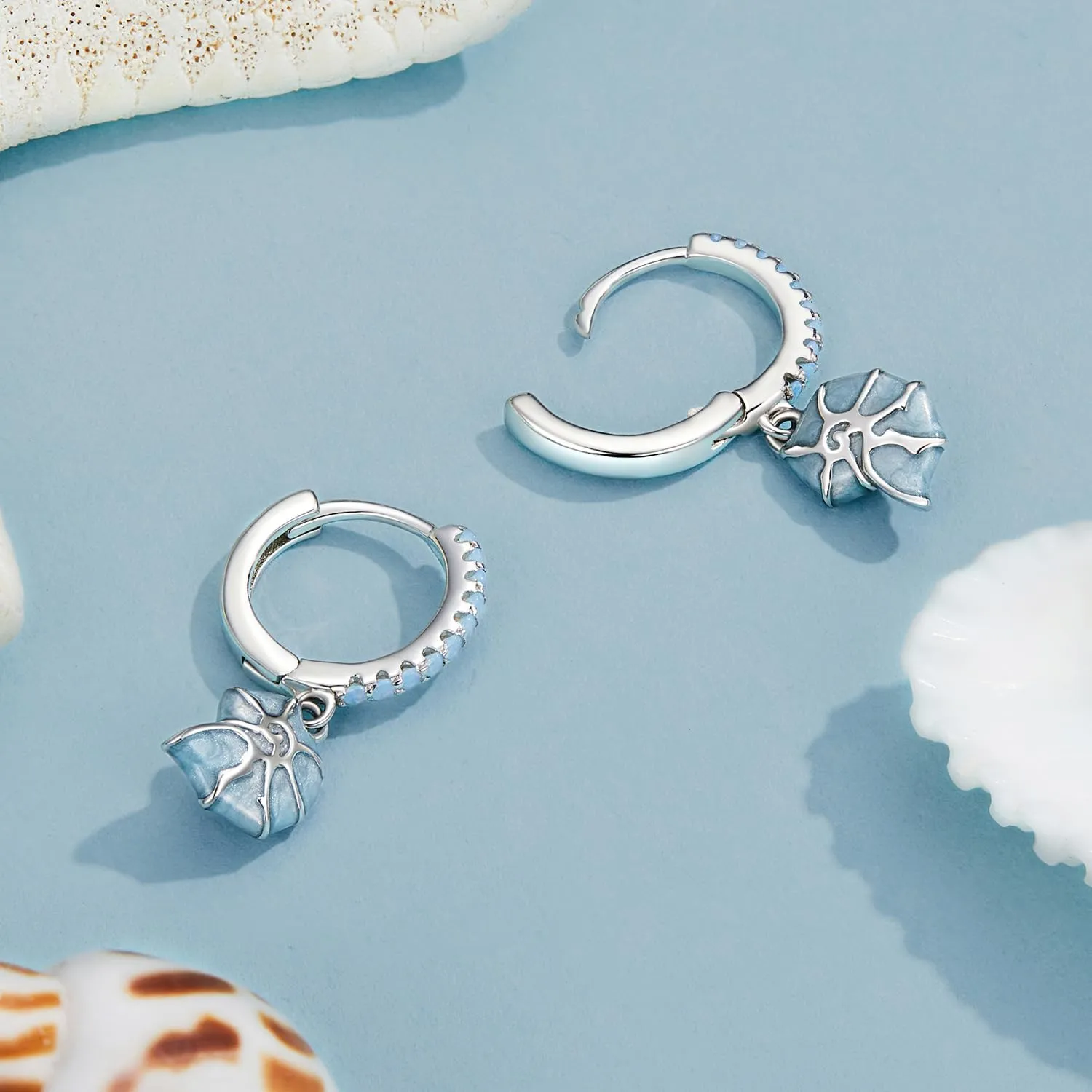 S925 Sterling Silver Post Drop/Dangle Earrings for Women | Heart, Star, Butterfly Huggie Earring Hypoallergenic Lightweight Paved with Cubic Zirconia | Birthday Valentine's Day Earrings Jewelry for Women Girls