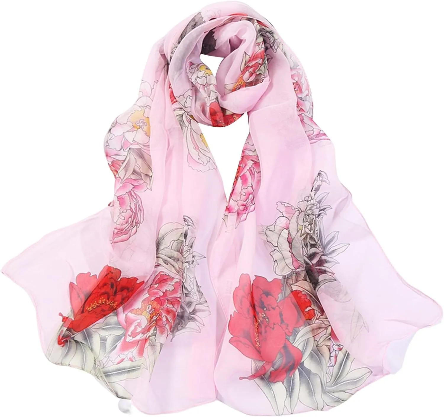Scarfs for Women Lightweight Floral Scarf Soft Long Fashion Scarves Wrap Shawl