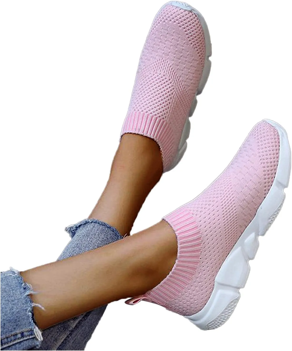 Silver Wedge Sneakers for Women Dressy Zapatos De Tacones para Mujer Elegantes Negros Walking Shoes for Women Wide Width Slip On Womens White Platform Sneakers Zapato Ortopedico Con Arco para Mujer