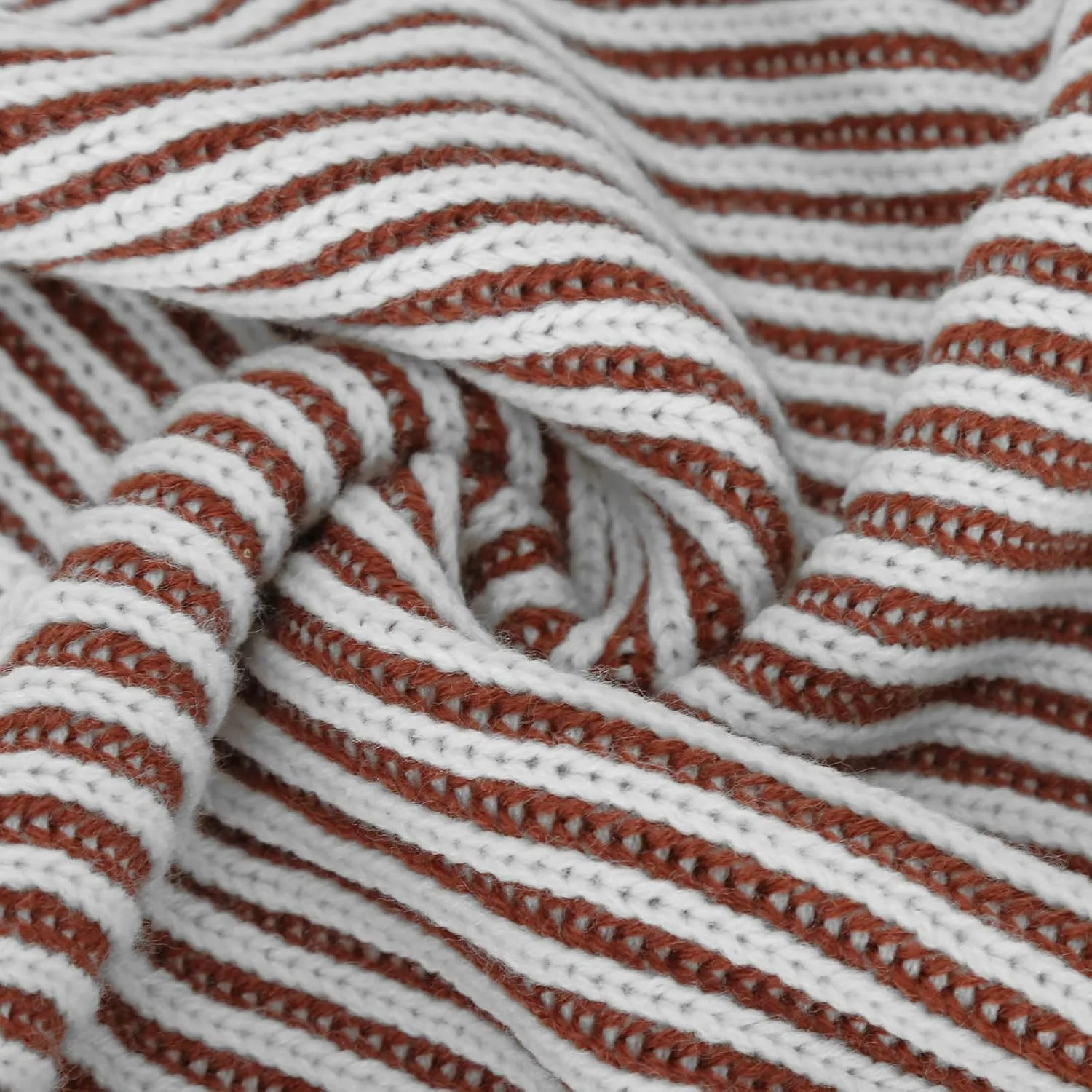Striped Ribbed Knit Pullover Sweaters for Women Oversize Long Sleeves Loose Casual Sweater Winter Knitted Tops