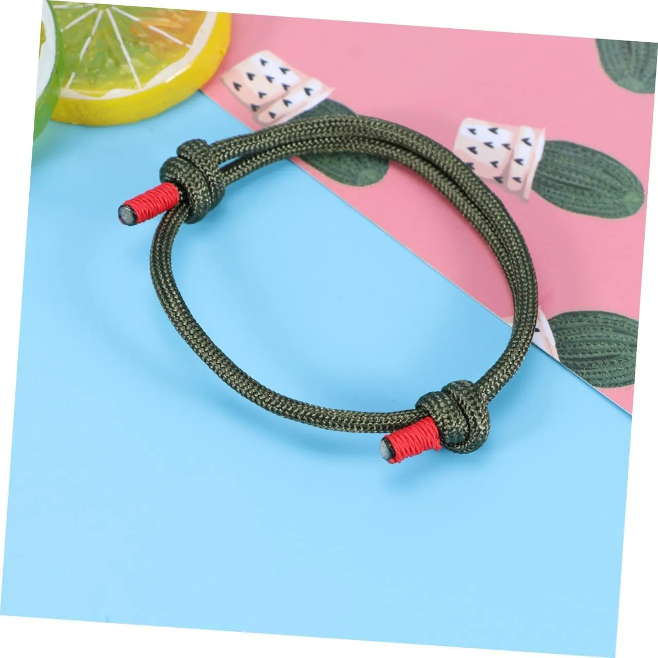 VALICLUD 1pc Hand Jewelry Handmade Bracelet Adjustable Braided Bracelet Woven Bracelet Woven Hand Chain