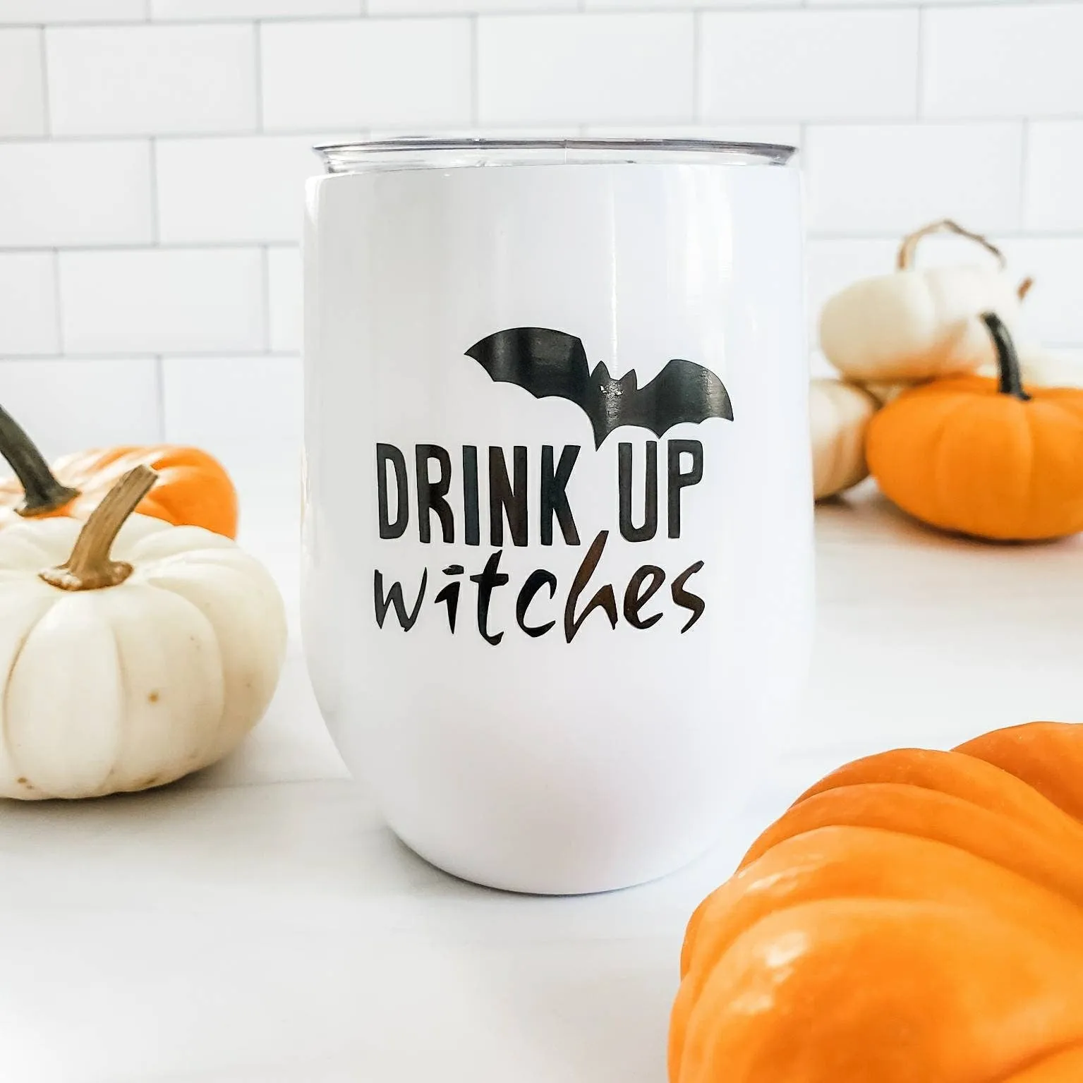 Witches Brew Pastel Halloween Wine Tumbler by Salt and Sparkle