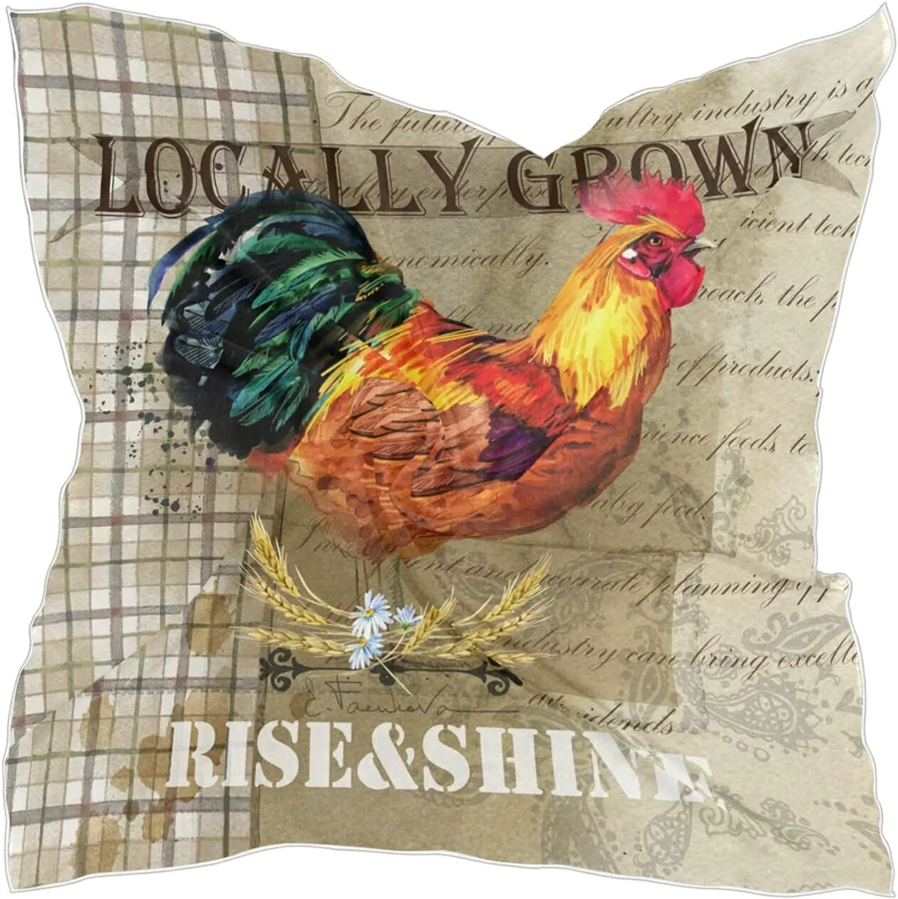 Women Silk Scarf Hair Wrap Shawl Chiffon Stole Square Scarves Headscarf