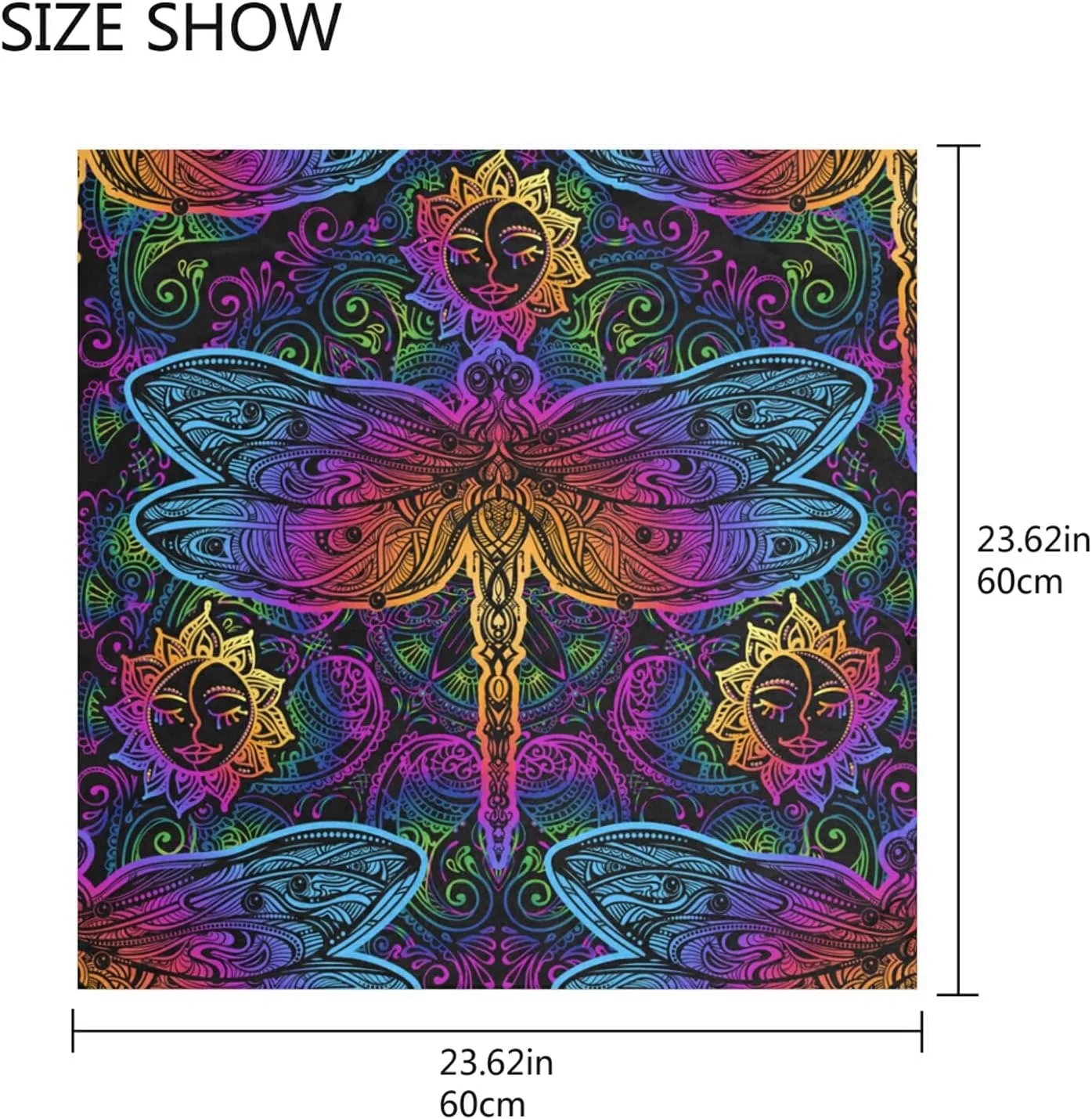 Women Silk Scarf Hair Wrap Shawl Chiffon Stole Square Scarves Headscarf