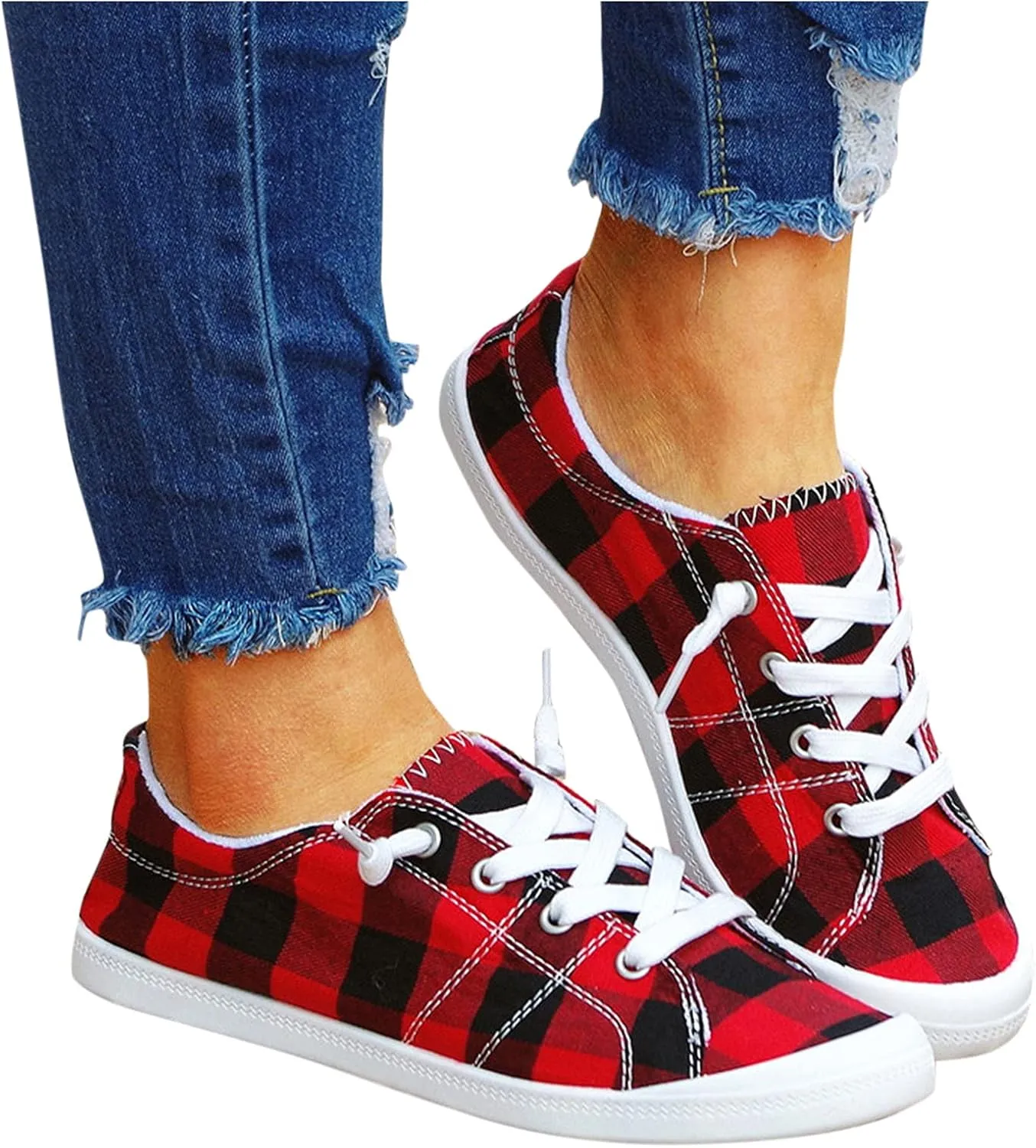 Womens Light Weight Walking Sneakers Size 10 Wide Slip On Sneakers Women Wide Fit Womens Slip On Shoes with Arch Support Womens Sneakers Size 6 Slip Ons Size 9 Women's Slip Resistant Shoes