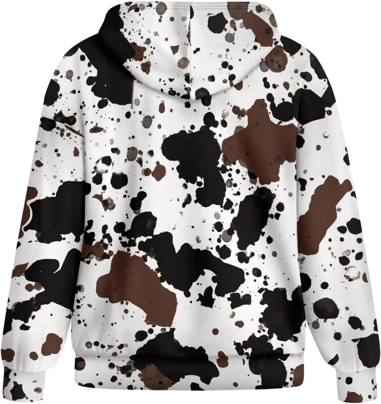 Women's Oversized Drawstring Sweatshirt Fall/Winter Outfits Long Sleeve Hoodies Zip Up Casual Jackets with Pocket
