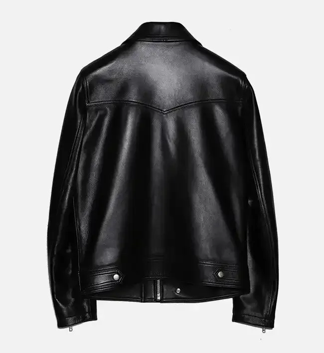 Women's western Black Biker Leather Jacket