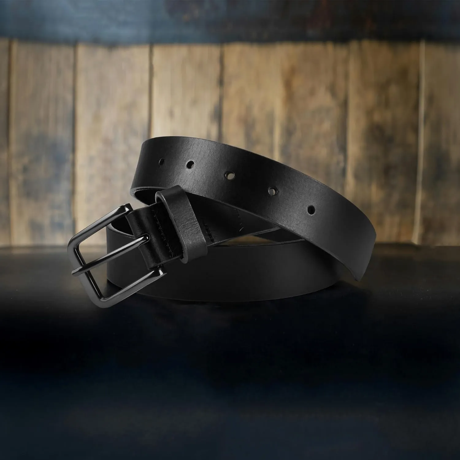 Wrangler Men??s Full Grain Genuine Leather 35mm Thick Casual Belt for Jeans, Pants
