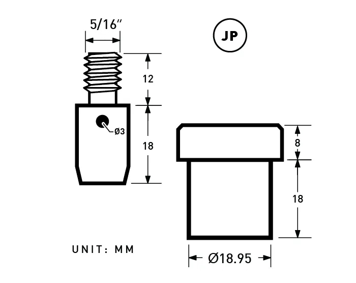 YKK | 13mm Double-sided Plastic Press Snap Fastener | YPS-A13