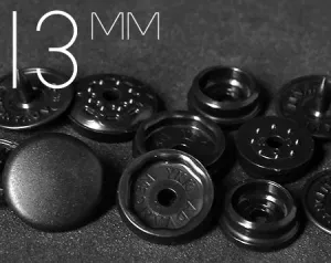 YKK | 13mm Double-sided Plastic Press Snap Fastener | YPS-A13